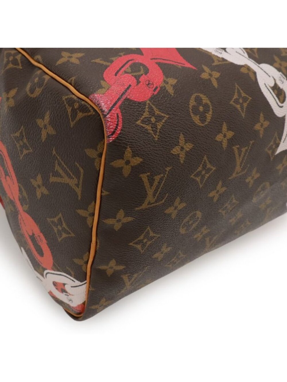Louis Vuitton Monogram Bay Speedy 30 Chain Print Handbag Mini Boston Bag - Picture 3 of 9